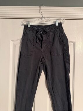 American Eagle Outfitters Charcoal Drawstring Jogger Pants